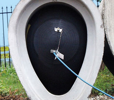 Demostración con de obturador ovalado